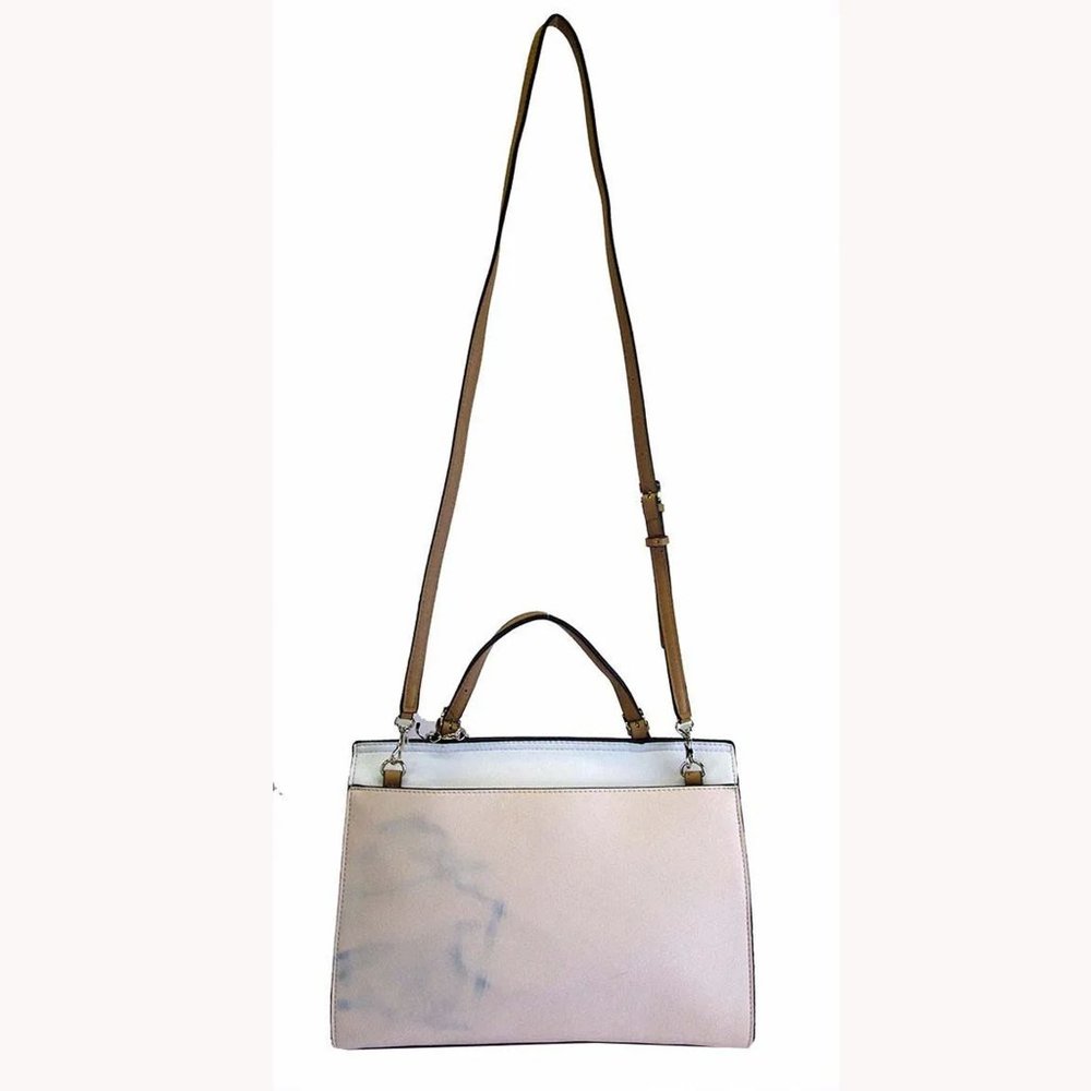 Guess Color Block Top Handle Satchel Shoulder Bag - image 2